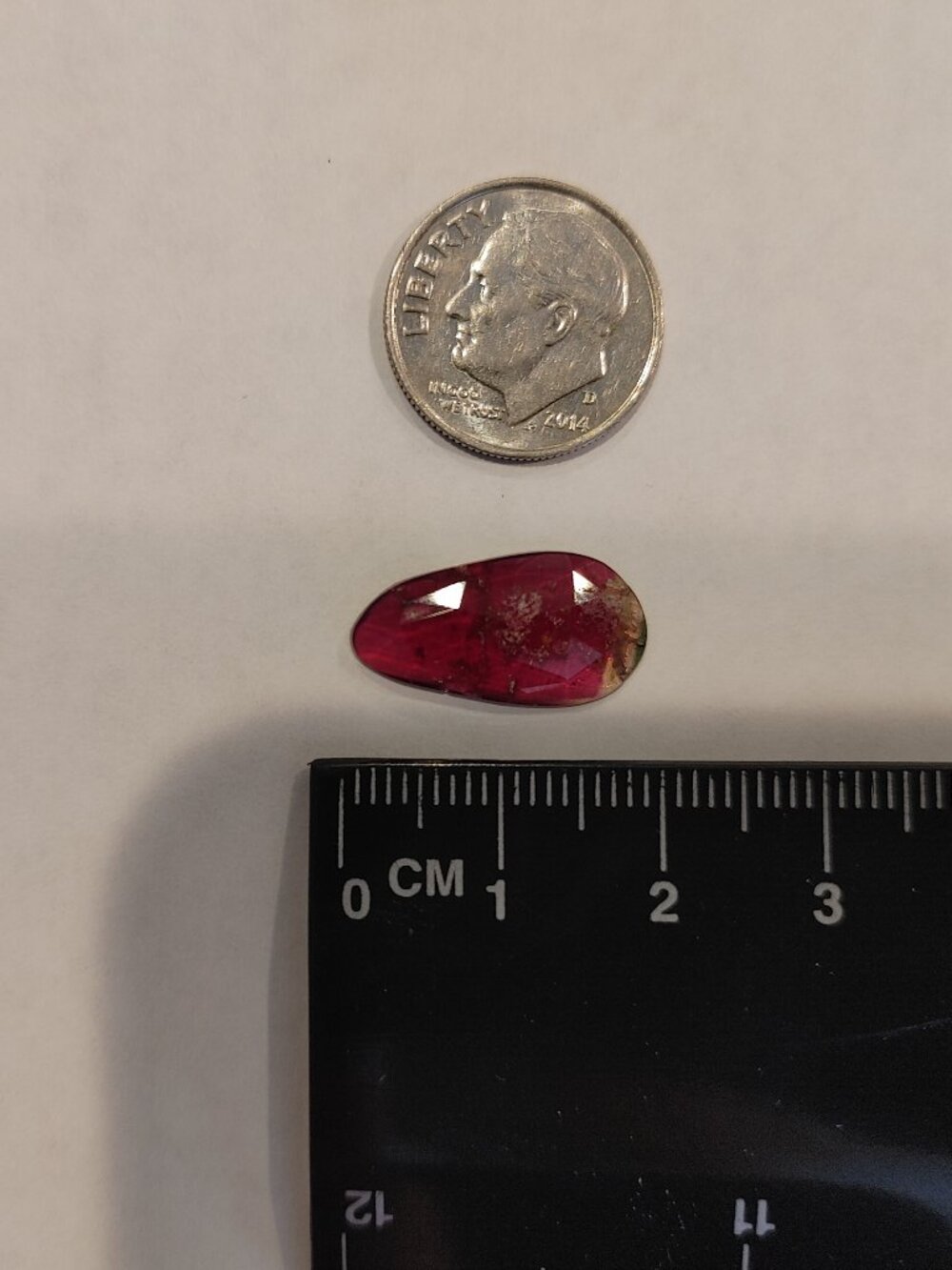🍉 Substantial Rose‑Cut Watermelon Tourmaline – Estate Gem, Ready to Set🍓